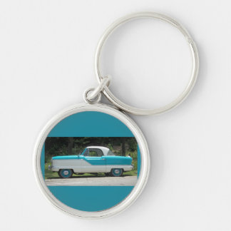 Nash Hudson Metropolitian blue and white Key Ring