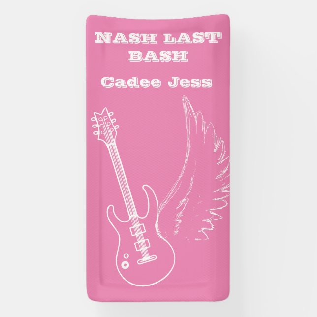Nash Last Bash Bachelorette Party Banner (Vertical)