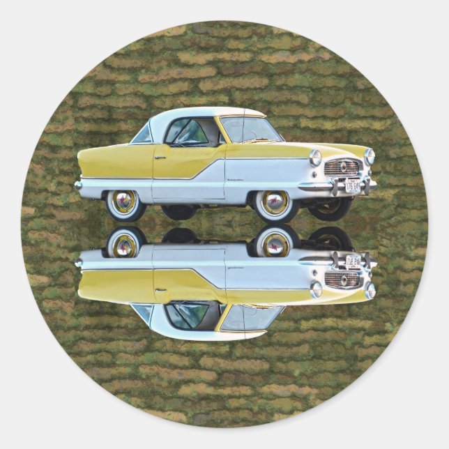 Nash Metropolitan Classic Round Sticker (Front)