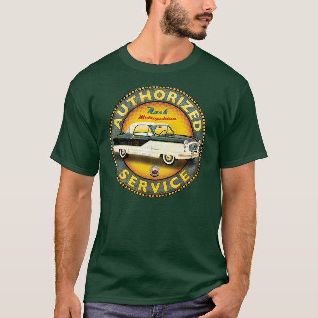 Nash Metropolitan vintage service sign T-Shirt (Front)