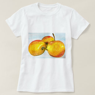 Nashi pears yellow watercolor fruit T-Shirt