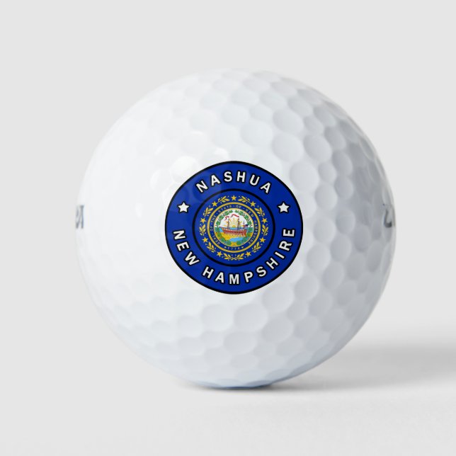 Nashua New Hampshire Golf Balls (Front)