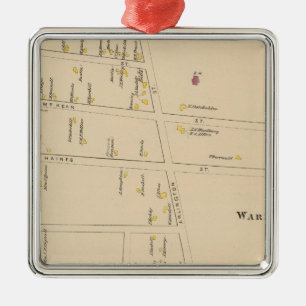 Nashua, Ward 7, Edgeville Metal Tree Decoration