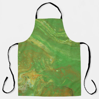 Nashville 2 Soft Green Abstract Apron