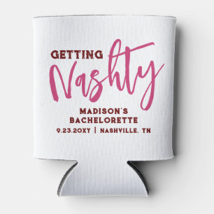 Nashville Bachelorette Getting Nashty Personalised Can Cooler