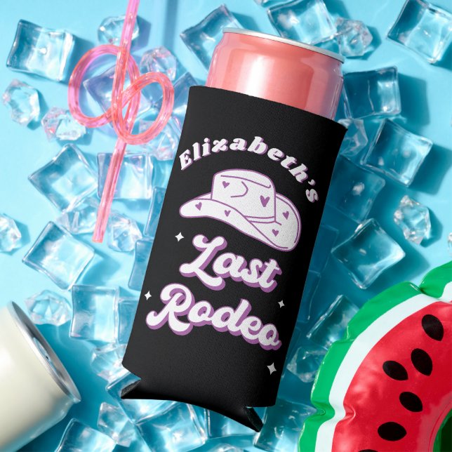Nashville Bachelorette Last Rodeo Seltzer Can Cooler (In Situ Summer)