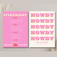 Nashville Bachelorette Party Pink Itinerary