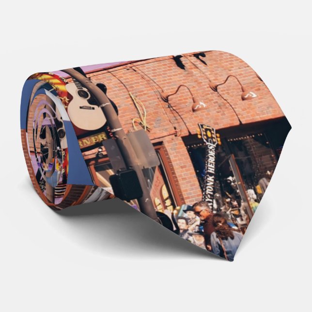 Nashville Batman Iconic Building Tie (Rolled)