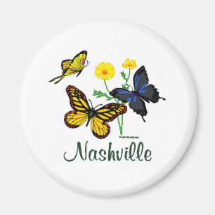 Nashville Butterflies Magnet