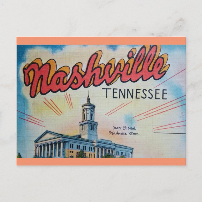 Nashville Capitol Postcard (Front)