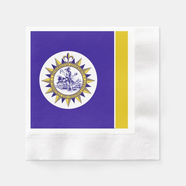 Nashville city flag napkin (Front)
