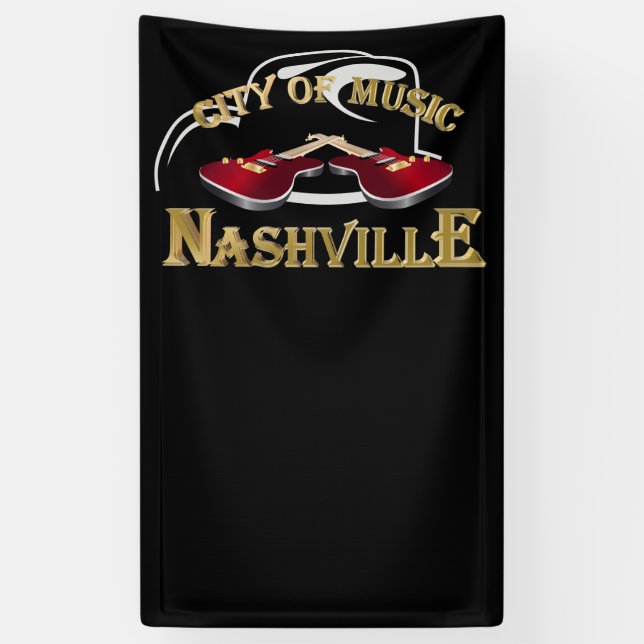 Nashville. City of music Banner (Vertical)
