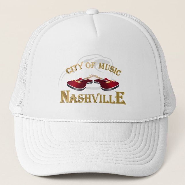 Nashville. City of music Trucker Hat (Front)