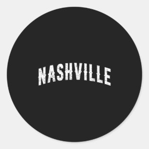 Nashville Clic _4  Classic Round Sticker