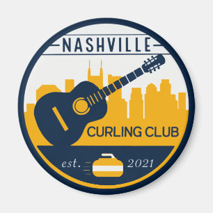 Nashville Curling Club Magnet