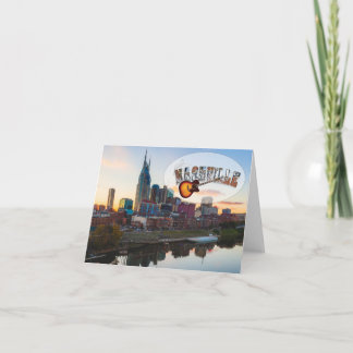 Nashville Downtown Note Card, envelopes included Card