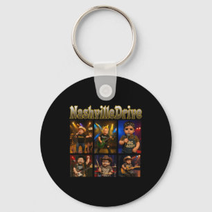 Nashville Drive Baby Characters  Key Ring