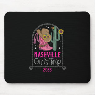 Nashville Girls Trip 2026 Girls Travel Nashville V Mouse Pad