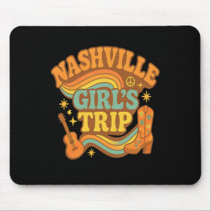 Nashville Girls Trip Vacation Chelorette Party Mouse Pad