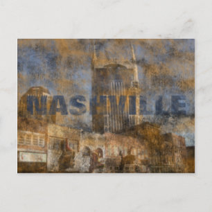 Nashville Grunge Postcard