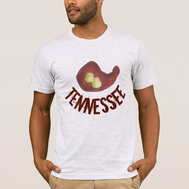 Nashville Hot Chicken w/ Pickles TENNESSEE TN Food T-Shirt (Front)