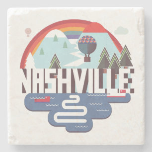 Nashville In Design Stone Coaster