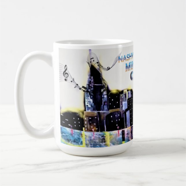 Nashville Is Music City Coffee Mug (Left)