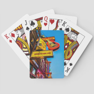 Nashville Lower Broadway Photo Playing Cards