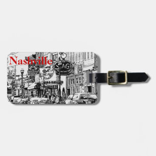 Nashville luggage tag