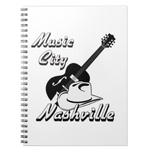 Nashville. Music city Spiral Notebook