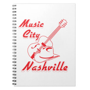 Nashville. Music city Spiral Notebook