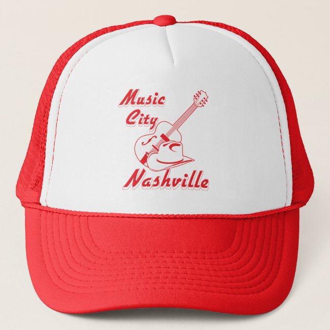 Nashville. Music city Trucker Hat (Front)