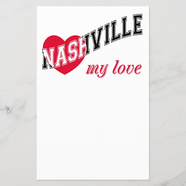 Nashville my love flyer (Front)