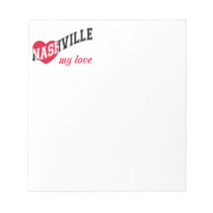 Nashville my love notepad