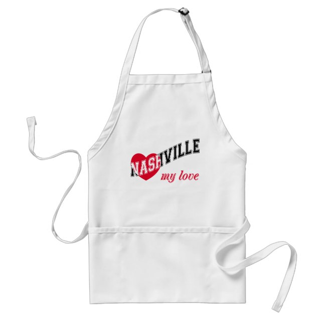 Nashville my love standard apron (Front)