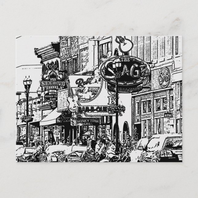 Nashville postcard (Front)