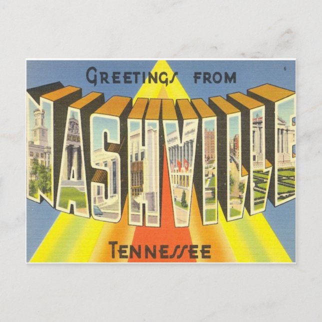 Nashville Postcard (Front)
