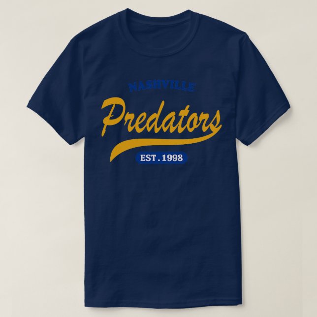 Nashville Predators Classic Style T-Shirt (Design Front)