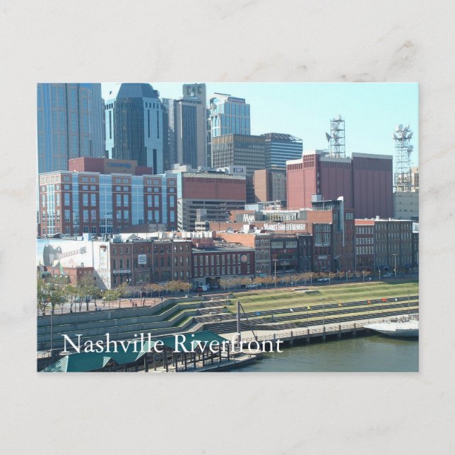 Nashville Riverfront - Nashville Riverfront Postcard (Front)