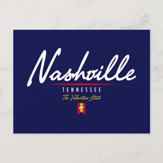 Nashville Script Postcard (Front)