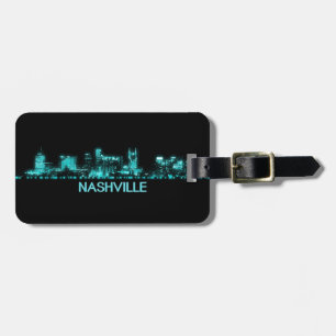 Nashville Skyline Luggage Tag