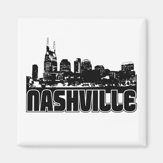 Nashville Skyline Magnet (Front)