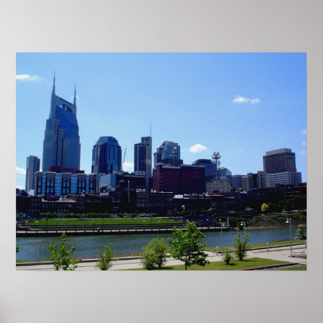 Nashville Skyline - Nashville, Tennessee Poster (Front)