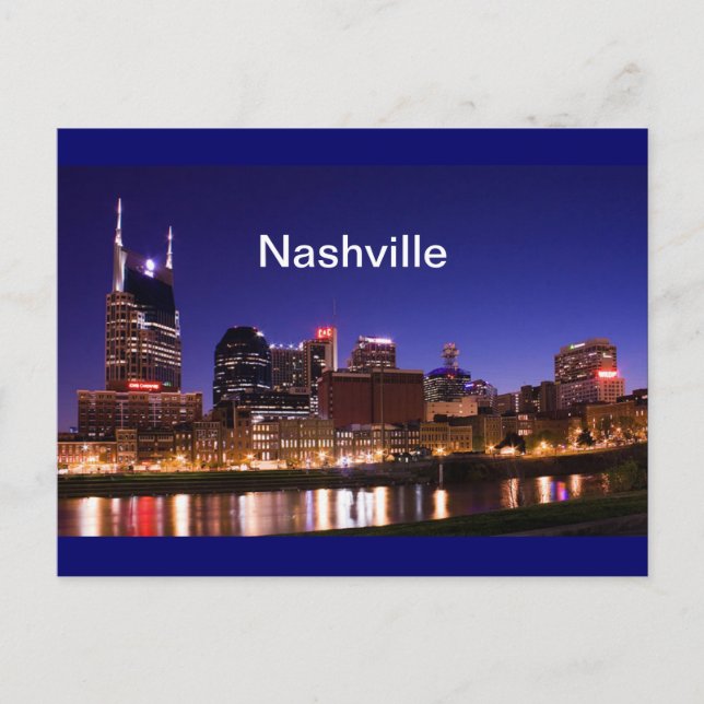 Nashville Skyline Postcard (Front)