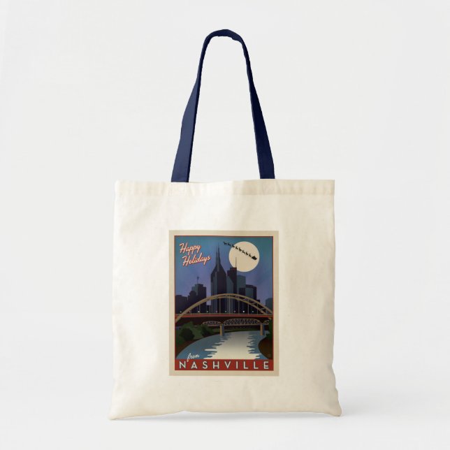 Nashville Skyline Tote Bag (Front)