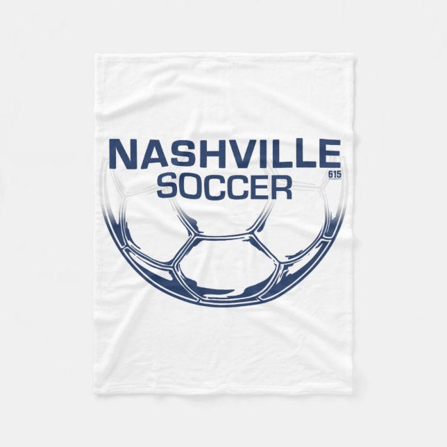 Nashville Soccer _1  Fleece Blanket (Front)