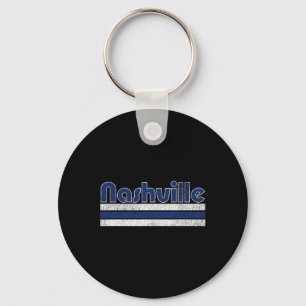 Nashville Soccer Vintage City Key Ring
