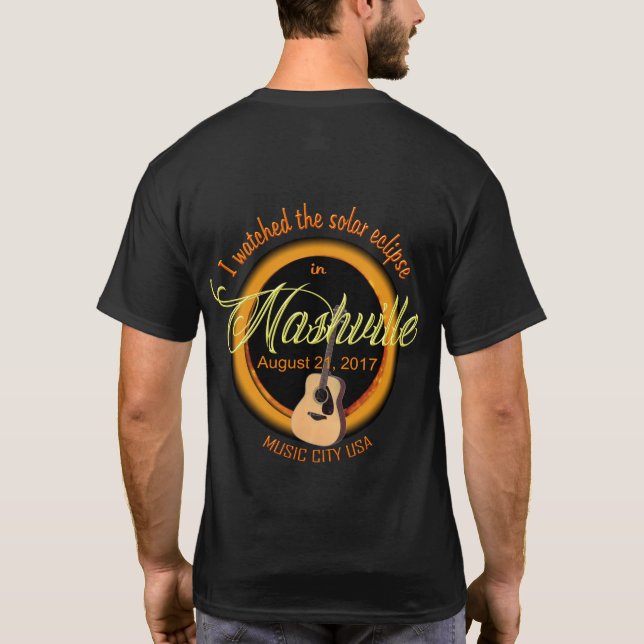 Nashville Solar Eclipse Men's Shirt (Back)