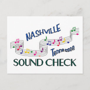 Nashville Sound Check Postcard