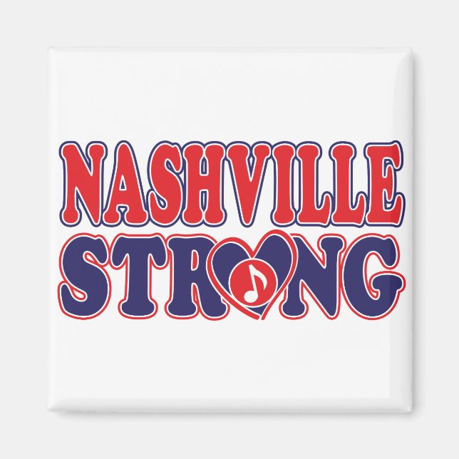 Nashville-Strong-Music-Note Magnet (Front)